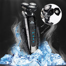 Genpai 8500 IPX7 Waterproof USB Electric Shaver Razor Men Washable Rechargeable 4D Three-Head Foating Electric Shaver