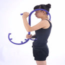 Dark Blue Comfortable Manual Massager Stick Treat Muscles On Back Of The Neck