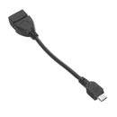 13.5cm Female To Micro USB Pore OTG Charger Cable For Tablet