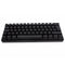 62 Key Black White Blank Thick PBT  ISO Keycaps Key Caps For Mechanical Keyboad