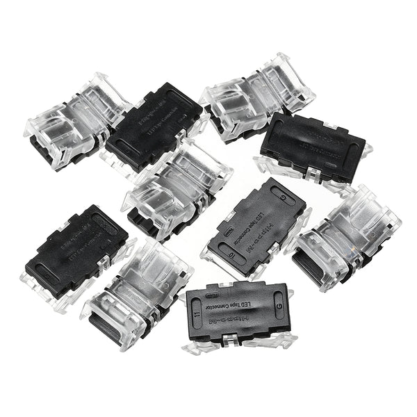 10PCS 2Pin 10MM Board to Wire Connector Terminal for Non-waterproof Single Color LED Strip Light
