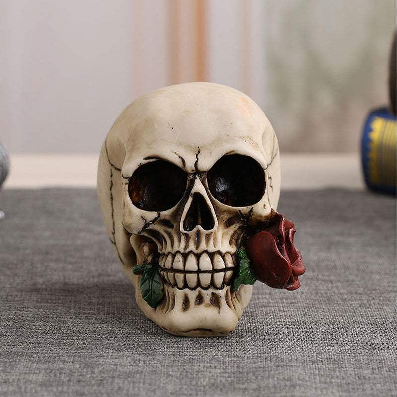 Halloween Taro Ashtray Home Jewelry Decorations Mouth Biting Rose Taro Ashtray