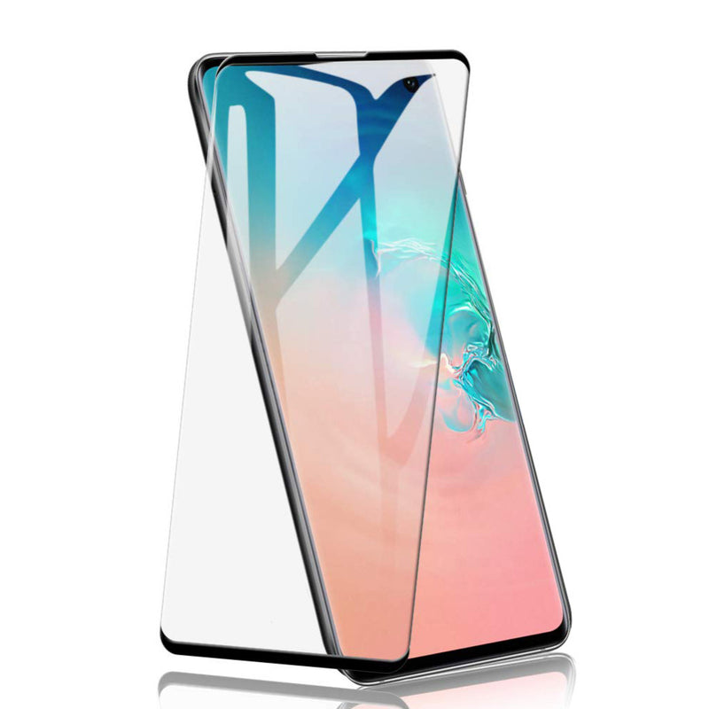 Full Body Clear Touch Screen Protective Case+3D Tempered Glass Screen Protector For Samsung Galaxy S10