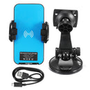 2 Coils 10W Qi Wireless Car Dashboard Holder Charger for Samsung S8 Huawei iPhone 7 Plus