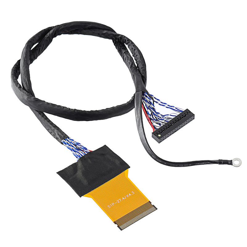 51P 2CH 8-bit LVDS High Score 51 Pin FFC Screen Line For LG Left Power Supply 550MM LCD Driver Screen Cable