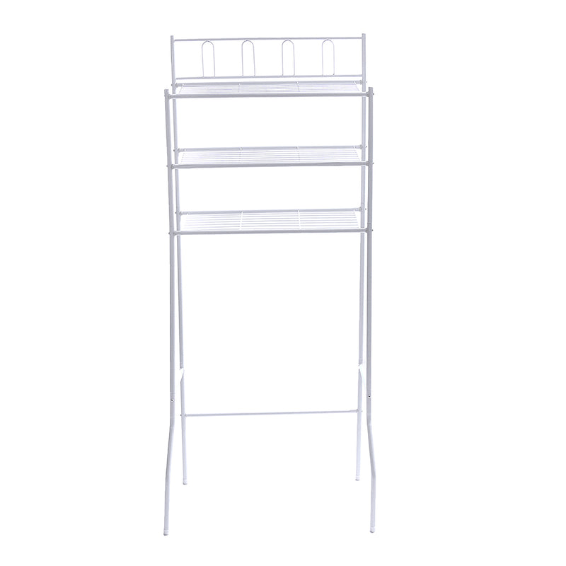 3-Tier Toilet Kitchen Storage Rack Bathroom Shower Organizer Shelf Wall Corner Holder