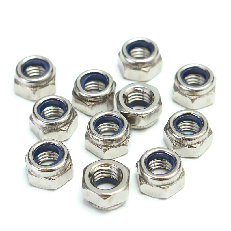 165Pcs Stainless Steel Nylon Insert Locknut Assortment Kit M3 - M12