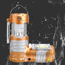 Outdoor Portable LED Camping Lantern Solar USB Work Light IPX6 Waterproof Emergency Lamp
