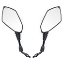 8mm/10mm Motorcycle Mirrors Scooter E-Bike Rearview Mirror Orthodontic Positive With Carbon Fiber Shell