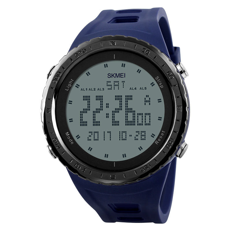 SKMEI 1246 Outdoor Alarm Chronograph Double Time Swimming Sport Men Digital Watch