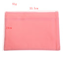 Colorful Double Layer Canvas Cloth Zipper Book Pencil Pen Case Bag File Document Bags