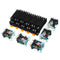 5Pcs AC220V Coil Power Relay LY2NJ JQX-13F DPDT 8 Pin PTF08A With Socket Base