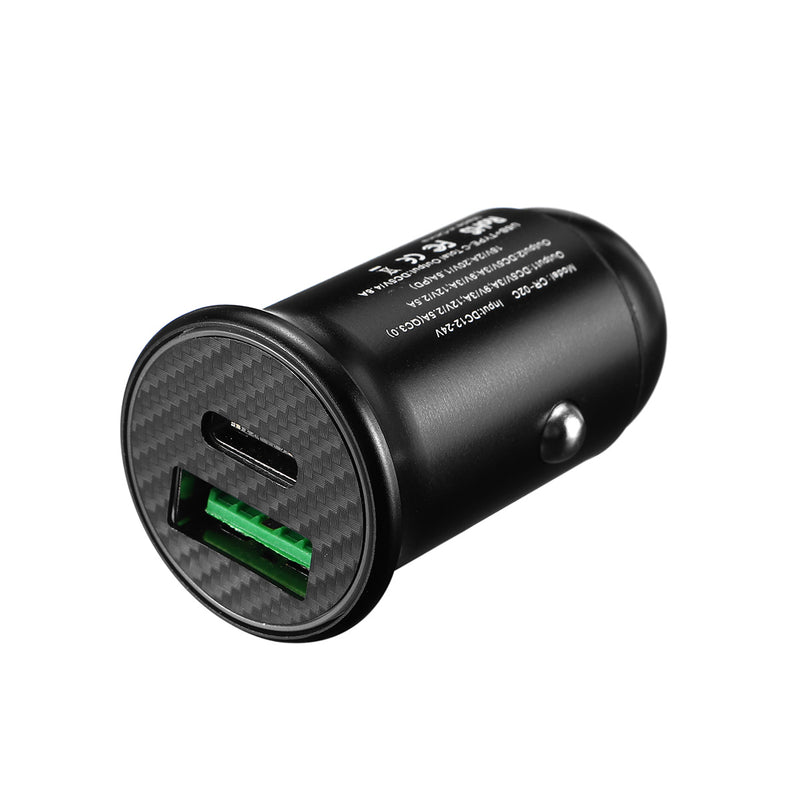 INSMA Universal PD+QC 3.0 60W Car Charger Adapter Fast Quick Charging For iPhone