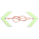 Pair 18SMD LED COB Arrow Panel For Car Rear View Mirror Indicator Turn Signal Lights