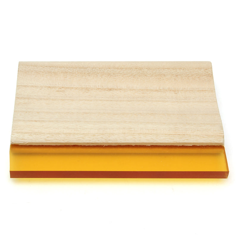 6inch 15cm Silk Screen Printing Squeegee Single Durometer Ink Scraper