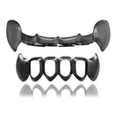 4 Colors Halloween Vampire Canine Denture Kit Hollow Metal Geometric Denture Grillz Teeth Jewelry Set