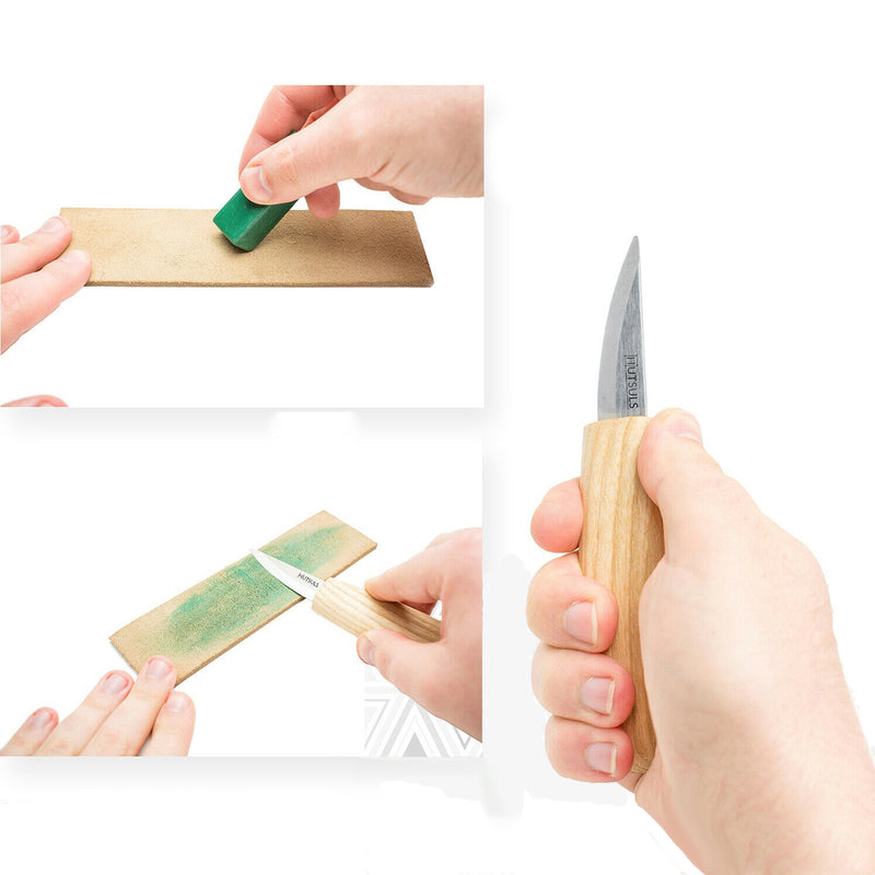 6pcs Wood Carving Hand Chisel Tool Set Professional Woodworking Alloy Steel Chisel Tool