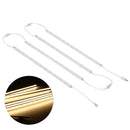 4 X 50CM 5630SMD Waterproof 36 LED Rigid Strip Light Cabinet Lamp + Remote Control DC12V
