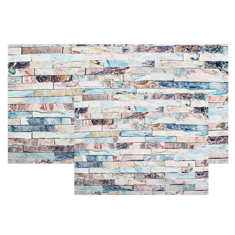 Art 3D Stone Brick Pattern Creative 3D Wall Sticker Wall Hanging Bedroom Bedspread Home Decorations