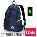 Mark Ryden USB Backpack Student Water Repellen Nylon Backpack Men Material Escolar Mochila Quality Brand 17 inch Laptop Bag School Backpack