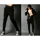 Men Fashionable Trousers Sweatpants Harem Pants Slacks Casual Jogger Dance Sportwear Clothing Black Size M