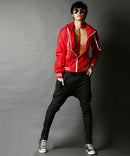 Men Fashionable Trousers Sweatpants Harem Pants Slacks Casual Jogger Dance Sportwear Clothing Black Size M