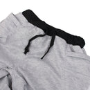 Men Fashionable Trousers Sweatpants Harem Pants Slacks Casual Jogger Dance Sportwear Clothing Light Grey Size XXL