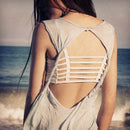 Women Girls Ladies Padded Bra Bralette Corset Tank Top Blouse White