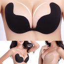 Pair Of Women Girls Ladies Seamless Backless V Shaped Silicone Self Adhesive Bra Beige B