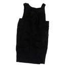Men Nylon Breathable Elastic Compression Vest Fat Buner Calorie Off Shaper Shirt Corset L Black