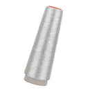Spool of Silver Silk Metical Embroidery Thread for Sewing Craft 90D