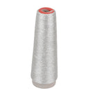 Spool of Silver Silk Metical Embroidery Thread for Sewing Craft 90D