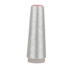 Spool of Silver Silk Metical Embroidery Thread for Sewing Craft 90D