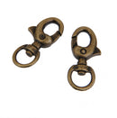 Pack of 10 Swivel Trigger Clip Lobster Clasp Snap Hook Key Ring Chain Findings 3.2cm