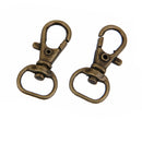 10x Swivel Trigger Clip Lobster Clasp Snap Hook Key Ring Chain Findings 3.6cm