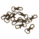 10x Swivel Trigger Clip Lobster Clasp Snap Hook Key Ring Chain Findings 3.6cm