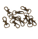 10x Swivel Trigger Clip Lobster Clasp Snap Hook Key Ring Chain Findings 3.6cm