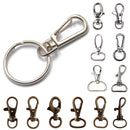 10pcs Bronze Lobster Snap Trigger Swivel Clips Clasps Keychain Keyring 3.3cm