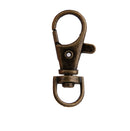 10pcs Bronze Lobster Snap Trigger Swivel Clips Clasps Keychain Keyring 3.8cm