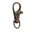 10pcs Bronze Lobster Snap Trigger Swivel Clips Clasps Keychain Keyring 3.8cm