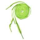 1.2m Flat Fluorescent Reflective Lace Sport Trainer Shoe Bootlace Green+Grey