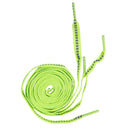 1.2m Flat Fluorescent Reflective Lace Sport Trainer Shoe Bootlace Green+Grey