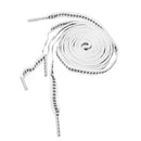 1.2m Flat Fluorescent Reflective Lace Sport Trainer Shoe Bootlace White+Grey