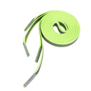 Pair Flat Reflective Laces Night Sport Shoelaces Running Cycling Strings 120cm Green+Grey