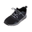 Pair Flat Reflective Laces Night Sport Shoelaces Running Cycling Strings 120cm Black+Grey