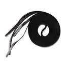 Pair Flat Reflective Laces Night Sport Shoelaces Running Cycling Strings 120cm Black+Grey