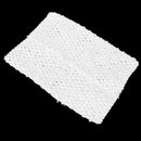 9inch Multifunctional Crochet Tube Top Elastic Polyester Waistband Headband For Baby Girls Clothing Accessory White