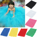9inch Multifunctional Crochet Tube Top Elastic Polyester Waistband Headband For Baby Girls Clothing Accessory White
