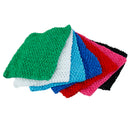 9inch Multifunctional Crochet Tube Top Elastic Polyester Waistband Headband For Baby Girls Clothing Accessory Rose Red