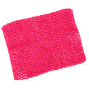 9inch Multifunctional Crochet Tube Top Elastic Polyester Waistband Headband For Baby Girls Clothing Accessory Rose Red